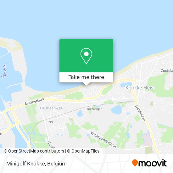 Minigolf Knokke map