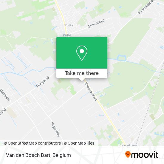Van den Bosch Bart map