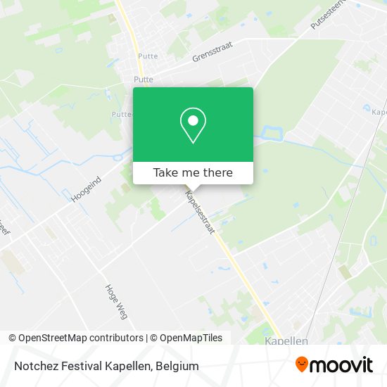 Notchez Festival Kapellen plan