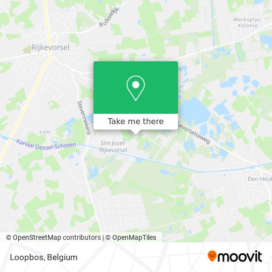 Loopbos map