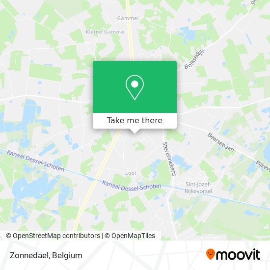 Zonnedael map