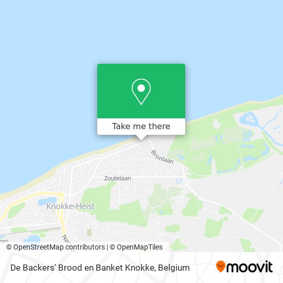 De Backers' Brood en Banket Knokke map