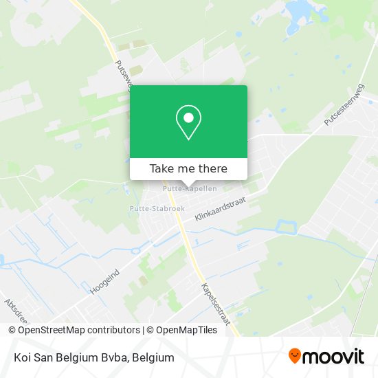 Koi San Belgium Bvba map