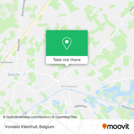 Vondels Kleinfruit map