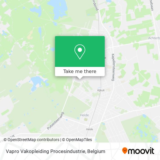 Vapro Vakopleiding Procesindustrie plan