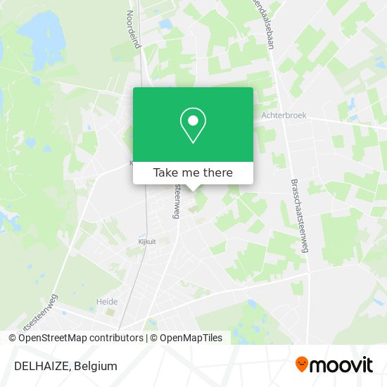 DELHAIZE map