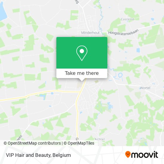 VIP Hair and Beauty map