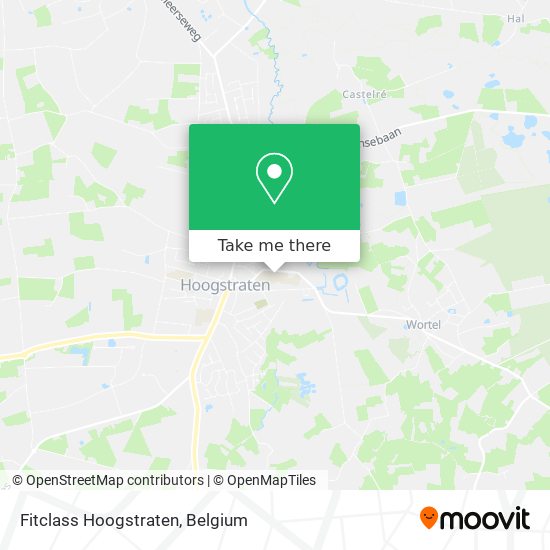 Fitclass Hoogstraten map