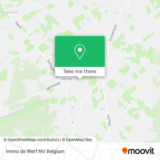 Immo de Werf NV map