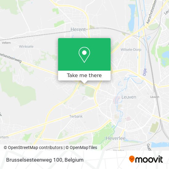 Brusselsesteenweg 100 plan