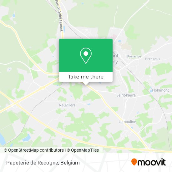 Papeterie de Recogne plan
