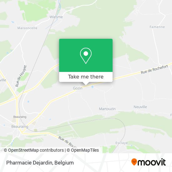 Pharmacie Dejardin map