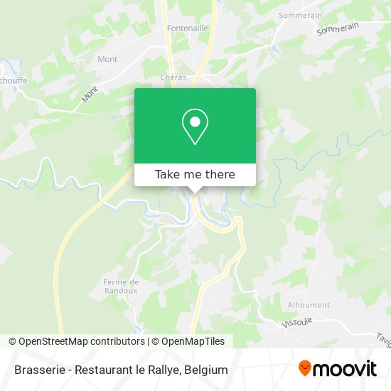Brasserie - Restaurant le Rallye map
