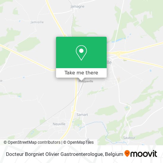 Docteur Borgniet Olivier Gastroenterologue map