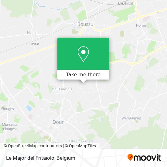 Le Major del Fritaiolo map