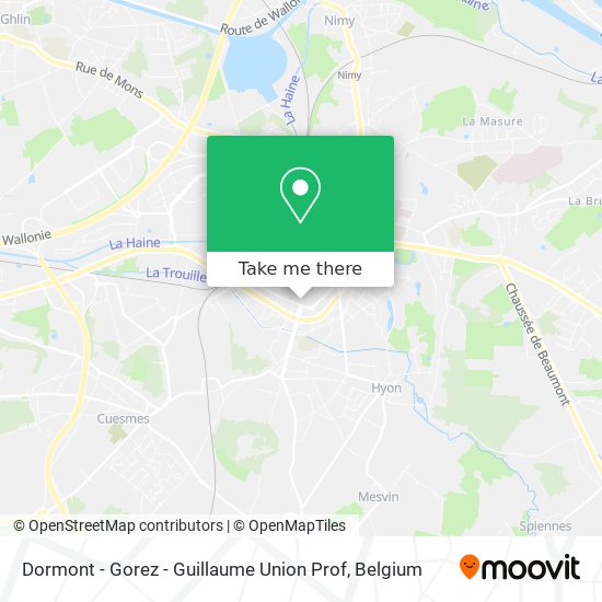 Dormont - Gorez - Guillaume Union Prof plan