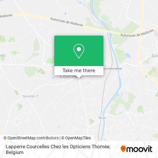 Lapperre Courcelles Chez les Opticiens Thomée plan