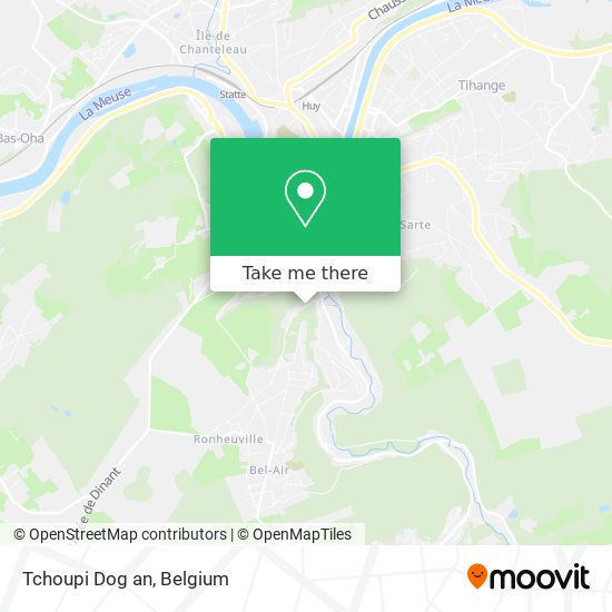 Tchoupi Dog an map