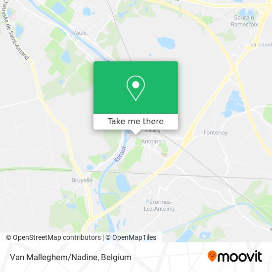 Van Malleghem/Nadine map
