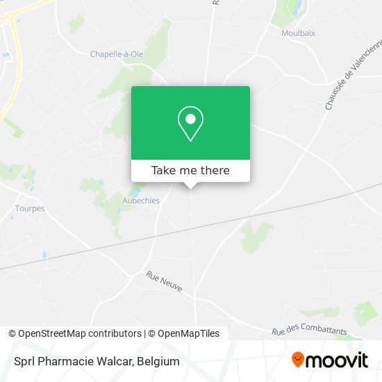 Sprl Pharmacie Walcar map