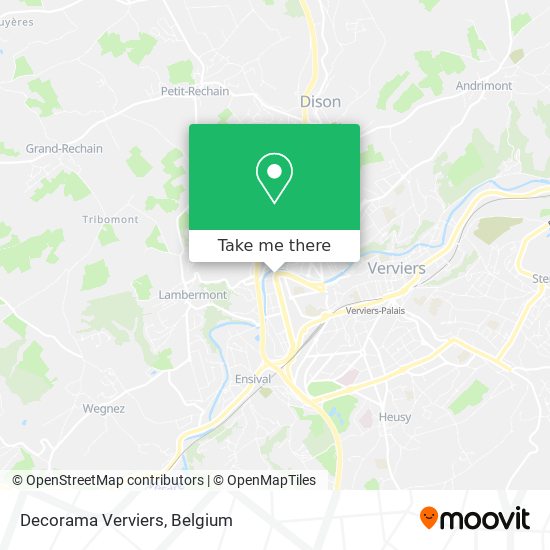 Decorama Verviers plan