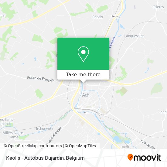 Keolis - Autobus Dujardin map