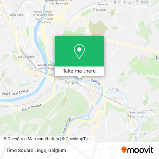 Time Square Liege map