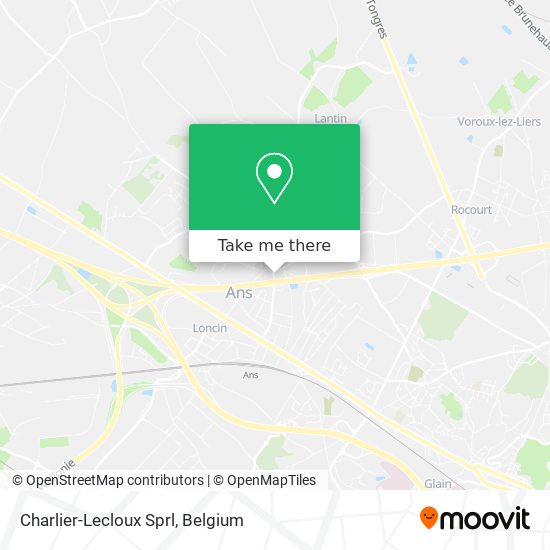 Charlier-Lecloux Sprl map