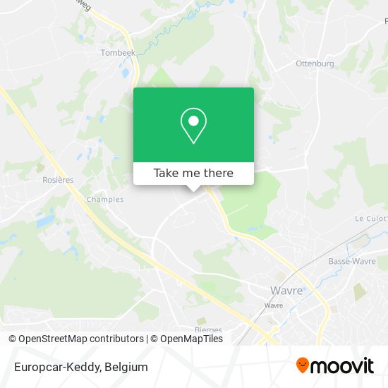 Europcar-Keddy map
