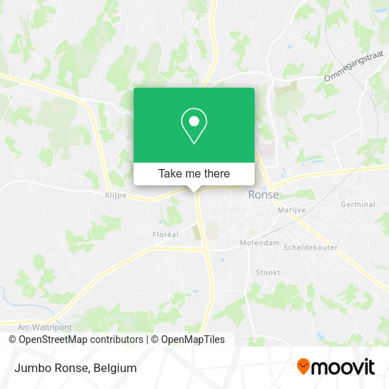 Jumbo Ronse map