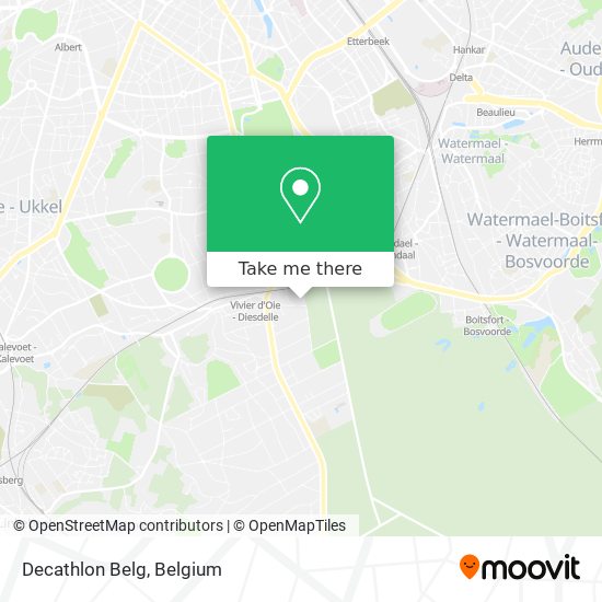 Decathlon Belg map