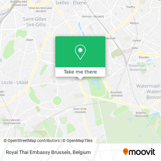 Royal Thai Embassy Brussels plan