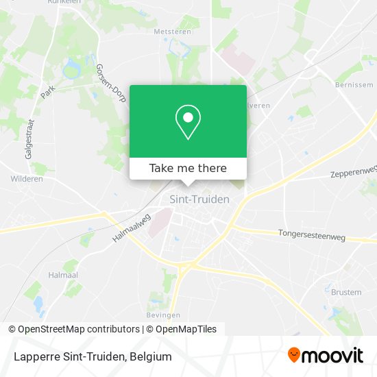 Lapperre Sint-Truiden map