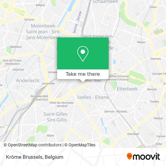 Krôme Brussels map