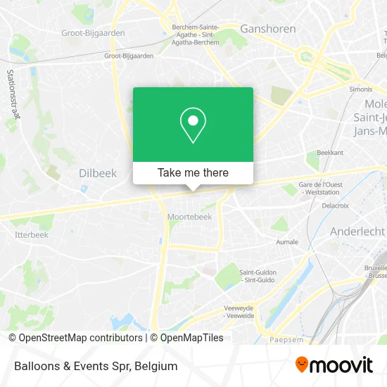 Balloons & Events Spr map