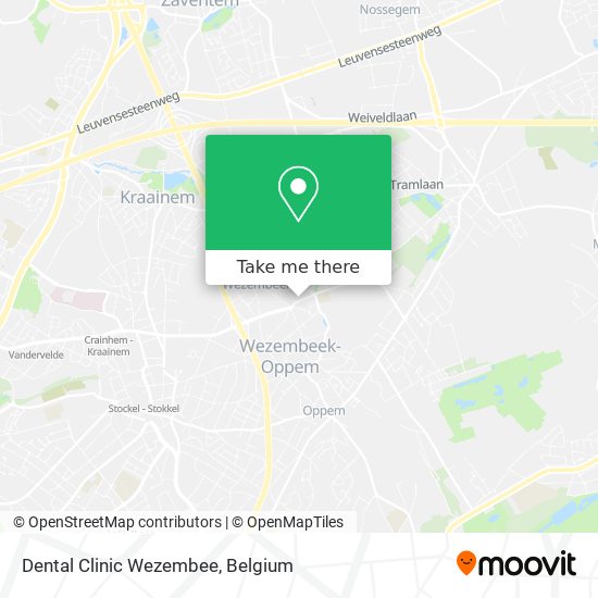 Dental Clinic Wezembee map