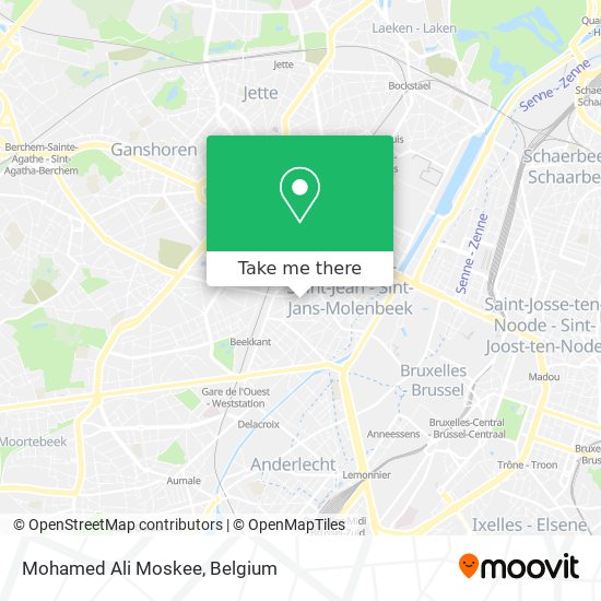 Mohamed Ali Moskee map