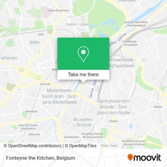 Fonteyne the Kitchen map