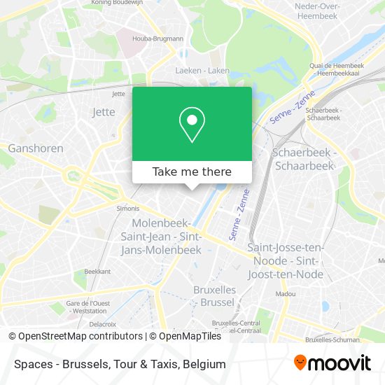 Spaces - Brussels, Tour & Taxis plan