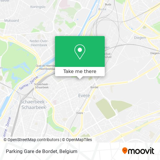 Parking Gare de Bordet map