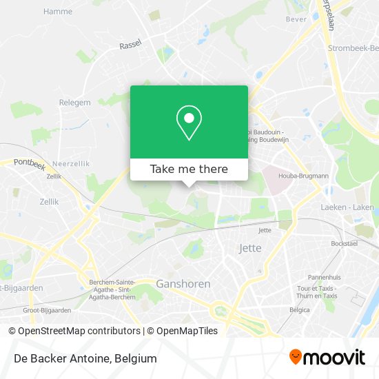 De Backer Antoine map