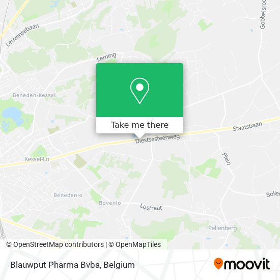 Blauwput Pharma Bvba map