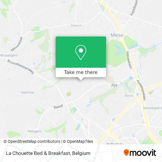 La Chouette Bed & Breakfast map