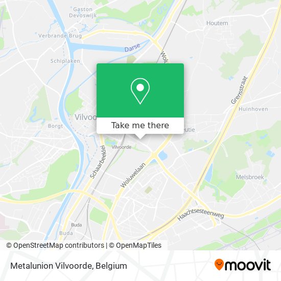 Metalunion Vilvoorde map