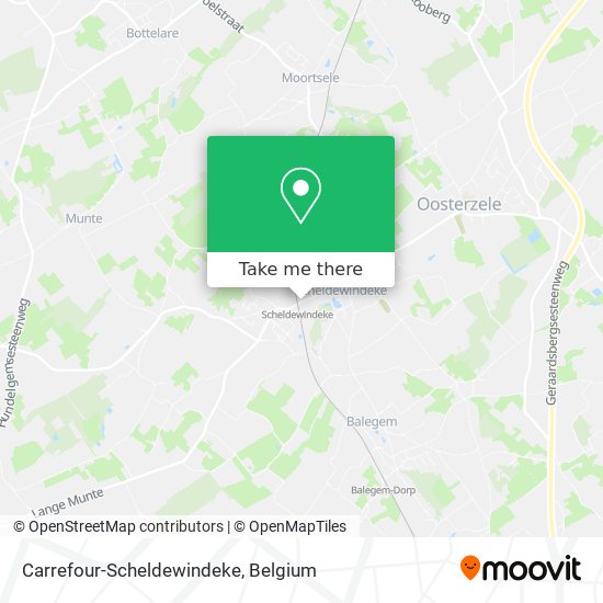 Carrefour-Scheldewindeke map