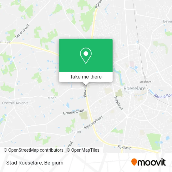 Stad Roeselare map