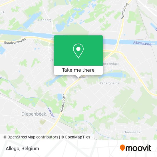 Allego map