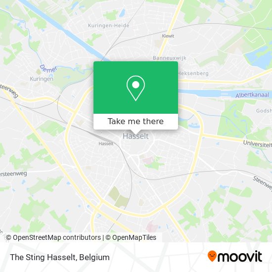 The Sting Hasselt plan