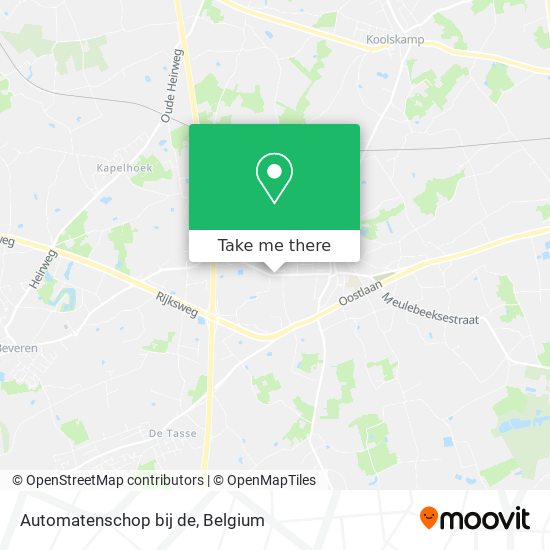 Automatenschop bij de map