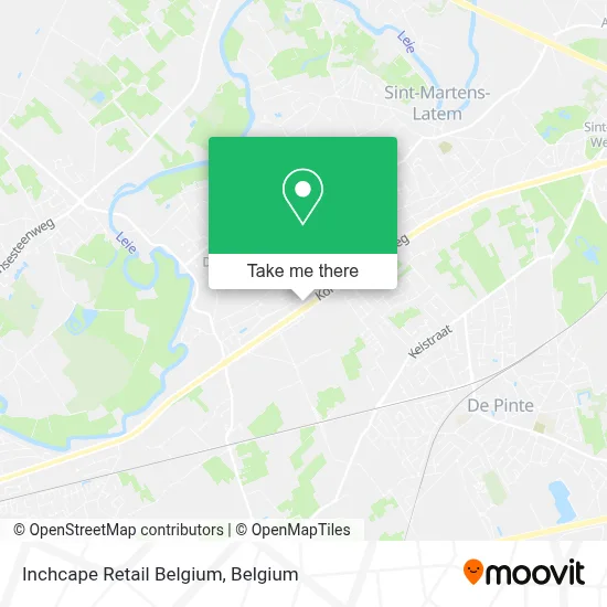 Inchcape Retail Belgium map